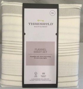 target threshold flannel sheets queen