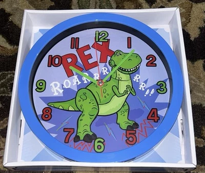 Disney Pixar Toy Story Rex Wall Clock 10” - Image 1 of 2