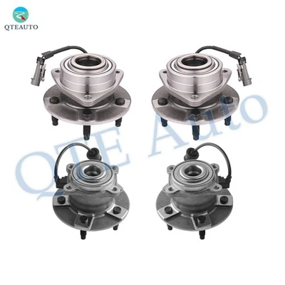 Juego de 4 conjuntos de cojinetes de cubo de rueda delantera-trasera para Chevrolet Equinox 2005 2006 Foto 1 de 4