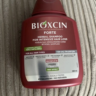 Bioxcin Forte Herbal shampoo for Severe Hair Loss All Hair Type 300ml Turkey