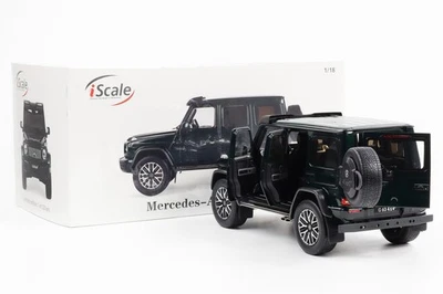 1:18 Mercedes-Benz AMG G63 W463 4x4 2022 Verde Smeraldo Metallico iScale 500 Pz - Immagine 1 di 4