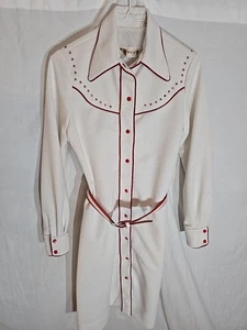 Vintage Patricia Wolf Western Strass Kleid - Bild 1 von 7