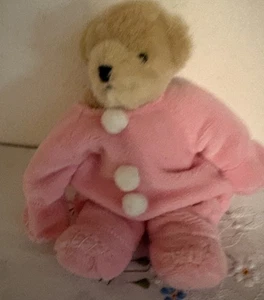 Lindo oso Vandebear pequeño en pijama rosa - Imagen 1 de 4