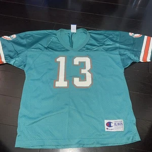 Vintage MIAMI DOLPHINS Dan Marino NFL Football Champion Jersey Women’s XL - Picture 1 of 6