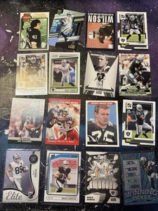 Lote de 67 tarjetas de fĂștbol americano - Oakland/LA/LV Raiders NFL moderno y vintage Bowers RC!!đ„ - Imagen 1 de 10
