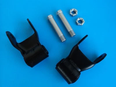 89-1993 DODGE RAM CUMMINS DIESEL D/W -250-350 REAR SPRING SHACKLES w- 3/4" BOLT - Image 1 of 4