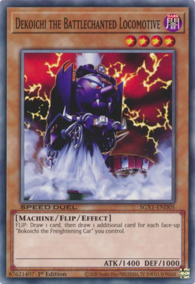 3 x Dekoichi the Battlechanted Locomotive - SGX1-END05 - Common - 1st Edition Ne - Image 1 of 1