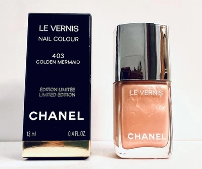 Chanel Le Vernis Esmalte de Uñas 403 Golden Mermaid Edición Limitada Verano 2025 NUEVO Foto 1 de 4