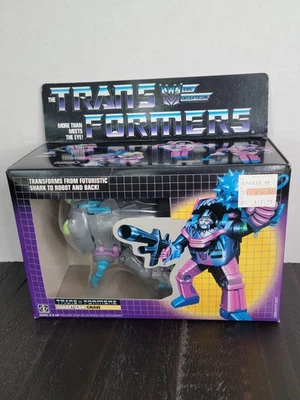 Transformers G1 GNAW MISB AFA Factory Tape Sealed Vintage Sharkticon 1986 - Image 1 of 4