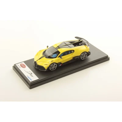 BUGATTI DIVO 2018 GLOSSY YELLOW 1:43 Looksmart Auto Stradali Nouveau modèle - Photo 1/3