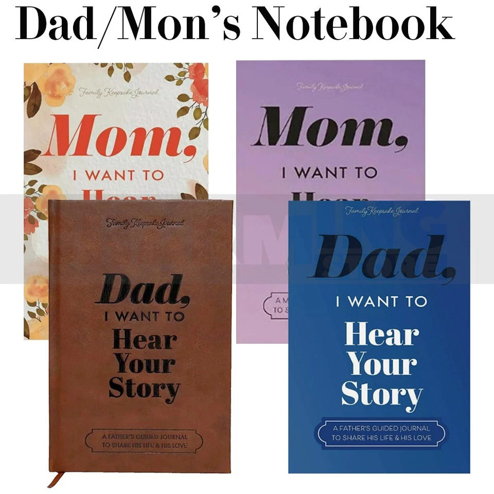 Dad, I Want to Hear Your Story/ Tell Me Your Life Story, Mum Guided Journal Book - image 1 of 4