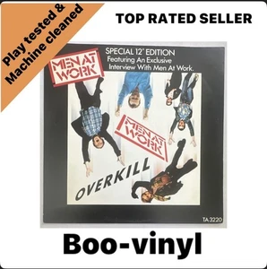 Men At Work – Overkill - Special Limited Edition 12” Single EX / VG+ - Picture 1 of 6
