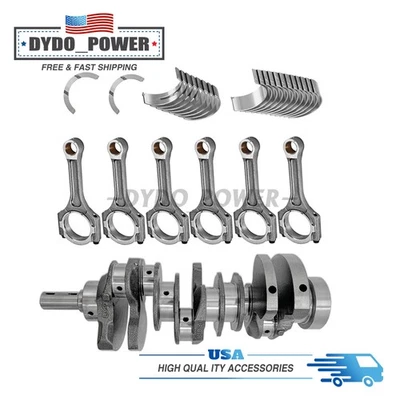 Crankshaft w/ Connecting Rod FIT Hyundai Santa Azera Fe Kia Sedona Sorento 3.3L Foto 1 de 4