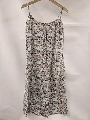 My Pieces платье женщин средний цветочный скольжения спагетти ремень фиолетовый сделано в США 5077 - Изображение 1 из 4