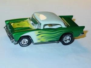 1957 CHEVROLET CHEVY BELAIR COLLECTIBLE CAR -Green w/Flames, -NICE! - Picture 1 of 4