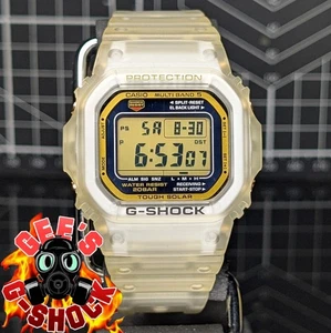 Casio G-Shock Cuadrado 25 Aniversario Oro Glorioso Solar Multibanda Cuadrado GW-M5625E-7 - Imagen 1 de 12