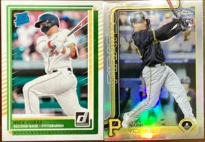 Nick Yorke 2 Rookie Card Lot Pittsburgh Pirates 🏴☠️ ⚾️ FREE SHIPPING ⚾️🏴☠️RC - Picture 1 of 2