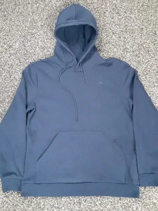 Mens Large Oakley Relaxed Navy Pullover Hoodie - Picture 1 of 12