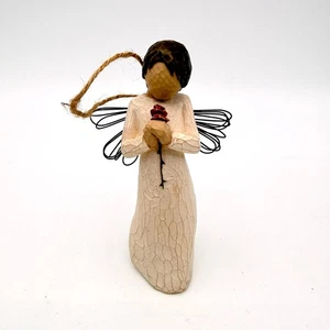 2002 WILLOW TREE by Demdaco Susan Lordl Christmas Ornament - LOVING ANGEL - Picture 1 of 6