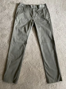 Men’s Bonobos Saturday Slim Fit Casual Pants Size 29/30 Olive Green EUC - Picture 1 of 9