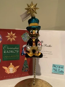 Christopher Radko for The Walt Disney Gallery “By Jiminy” Ornament - Picture 1 of 7