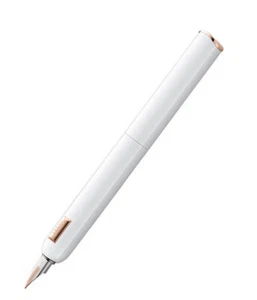 PLUMA ESTILOGRÁFICA LAMY 081 DIALOG ACABADO DE LACA BLANCA BRILLANTE (M) NUEVA EN CAJA 4034405 - Imagen 1 de 3