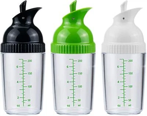 3 Pack Salad Dressing Shaker, 7 Oz Good Grips Dressing Mixer Shaker Bottles, ... - Picture 1 of 7