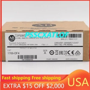 New Sealed AB 1769-OF4 CompactLogix Analog Output Module 1769OF4 US Free Tax - Picture 1 of 1