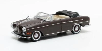 MATRIX SCALE MODELS - 1959 BMW 502 3200 VS Super Cabriolet marrone - 1/43 - M... - Immagine 1 di 4