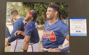 RON GANT Signed 8x10 Photo-DEON SANDERS-ATLANTA BRAVES-PSA Authenticated - Picture 1 of 4