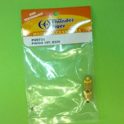 Thunder Tiger PV0731 15T Piñón Drive Gear Nuevo de Colección RC Piezas E325 Mini Titan Foto 1 de 3