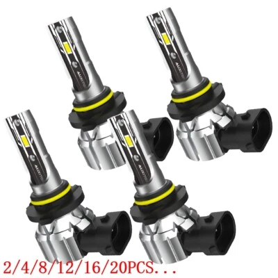 AUXITO 4*9005+9006 LED Headlight Conversion Bulb High Low Beam Bright White 2/4X - Image 1 of 4