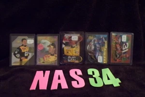 5 CARD LOT NASCAR 2-JEFF BURTON 3-WARD BURTON - Picture 1 of 3
