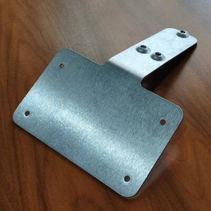Universal Aluminum Motorcycle  License Plate Mount , Harley chopper, Cafe Racer - Picture 1 of 3