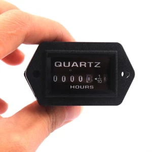DC12~36V Quartz Oscillator Auto Car Hourmeter Hour meter timer 99999.9hour Range - Picture 1 of 9