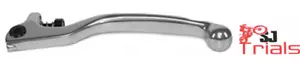 APICO ELITE CLUTCH LEVER & ADJUSTER FOR AJP BRAKTEC FORGED SILVER TRIALS LONG - Picture 1 of 8