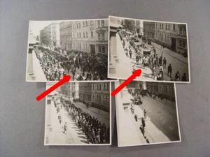 #246, 4 Fotos, Umzug Demo Demonstration, ROT FRONT, Kommunisten Sozialisten 1930 - Bild 1 von 13