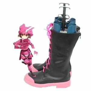 Sword Art Online Alternative GGO Cosplay Schuhe Gun Gale Online Llenn Stiefel - Bild 1 von 3
