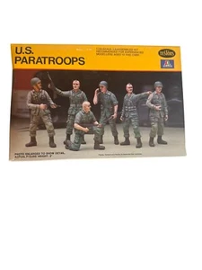 U.S. Paratroops Model Kit 1/35 Scale 101st Airborne Division Figure WWII Testors - Picture 1 of 8