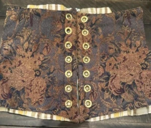 Damsel In This Dress (DiTD) Grey & Gold Damask Wench Corset - 36” - Picture 1 of 1