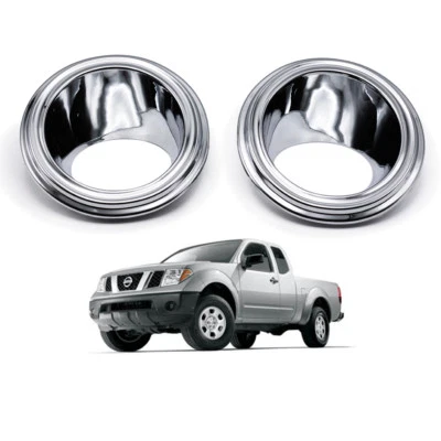Tampa de farol de neblina acabamento cromado para Nissan Navara D40 Pickup UTE 06 - 10 - Imagem 1 de 4