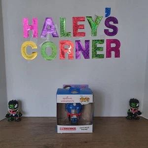 2022 Hallmark - Funko Pop Christmas Ornament - OPTIMUS PRIME - Transformers - Picture 1 of 3