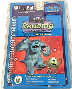 LeapFrog Leap Pad BOOK and CARTRIDGE Reading Grades 1-3 Monsters Inc Disney NEW* - Picture 1 of 4