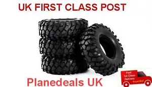 REIFENSATZ 1,9" 90 mm Durchmesser AXIAL SCX10 CC01 Reifen Paar 1/10 RC Rock Crawler T2 w - Bild 1 von 1