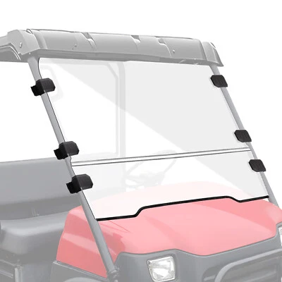 For 2003-2009 Kawasaki Mule 3010/ 2005-2013 Mule 3000 Fold Up Full Front Window - Image 1 of 4