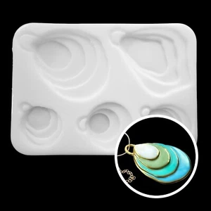LAYERED Pendants Silicone Mold AU - Picture 1 of 13