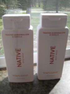 Native Limited Edition Toasted Marshmallow & Vanilla 2 Body Wash Htf, Full Size!