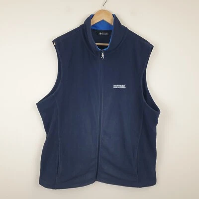 Chaqueta Chaleco Regatta Polar Para Hombre XXL Azul Marino Cremallera Completa Cuello Alto Exterior Foto 1 de 4