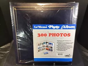 Pioneer Navy Le' Memo Photo Album Memo Writing Area Refillable 300 Photos Japan - Picture 1 of 5