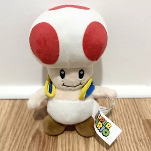 2019 Nintendo Super Mario Toad 7 Zoll Plüsch - Bild 1 von 5